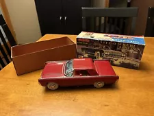 Vintage Tin Toy 1960’s Battery Op Lite-o-Wheels Lincoln Continental Japan Works