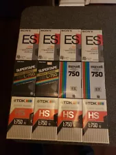 Lot Of 12 New Sealed Blank Betamax Tapes