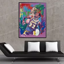 Sale Larry Bird Magic Johnson Acrylic Painting 36"H X 24"W Was 2,495 Now 595