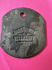 Official Jack Daniels Bottle Tag Made From Authentic Jack Daniels Barrel Bands