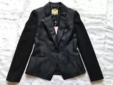 TED BAKER camouflage print jacquard smart formal dressy suit jacket blazer 2 10