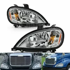 For 04-13 Freightliner Columbia Headlights Headlamps Left & Right Pair Set (For: 2012 Freightliner Columbia)