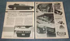 1966 Ford Mustang Coupe Chopped Top Custom Vintage Article "What the Coupe?"