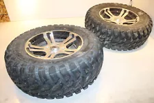 2011 Arctic Cat Prowler HDX 700 Front Wheels W Kanati AT27/9R14 Rims Tires SET (For: More than one vehicle)