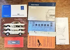 original 1985 Mercedes-Benz 380 SL Owners Manual Handbook Set With Case (For: 1985 Mercedes-Benz 380SL)