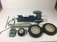 Vintage Blue Metal Hubley Ford Tractor 1960s Parts/Repair