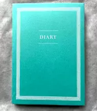 Tiffany TIFFANY&Co Blue Novelty Diary Book Not for sale Very Rare New Unused