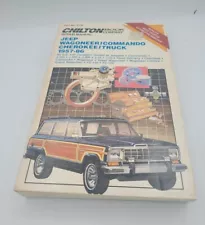 Chilton's Car Manual 1957-1986 Jeep Wagoneer Commando Cherokee Truck + #6739