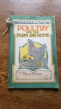 antique poultry for the farm and home book catalog in 1920's