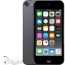 New Apple iPod Touch 7th Generation Space Gray 32GB W/ EarPods MVHW2LL/A A2178