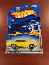 2002 HOT WHEELS '70 PLYMOUTH Roadrunner Yellow #110 A7