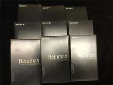 Betamax USED Sony Dynamicron L-750 Tapes Sold As Blanks 9ct YOUR Choice