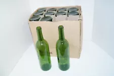 Green Wine Bottles, 750 ml Capacity (Pack of 12) NEW