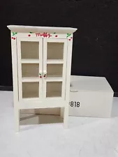 NEW IN BOX Vintage Muffy Vanderbear Pie Safe White Kitchen Cabinet