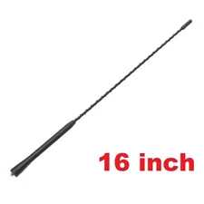 16" inch Antenna Mast Black Power Radio AM/FM for PONTIAC FIREBIRD 1982-2002 New (For: 1985 Pontiac Firebird Trans Am)