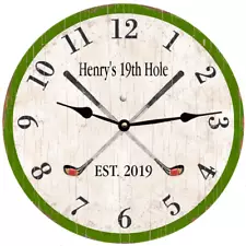 Personalized Golfing Clock