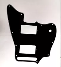 For Mexico Jaguar Blacktop PAF Humbucker Pickguard PAF route 3 Ply Black