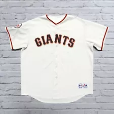 Vintage 00s Authentic San Francisco Giants Barry Bonds 756 Jersey by Majestic