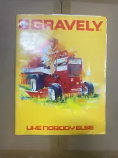 1976 Gravely Sales Brochure tractor walk behind 800 8000 implement