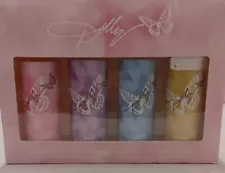 NEW DOLLY PARTON BODY MIST FRAGRANCES HOLIDAY GIFT SET 4 SCENT PERFUME SPRAY 4OZ