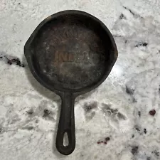 Vtg Miniature Advertising Cast Iron Skillet Bindel’s Furniture