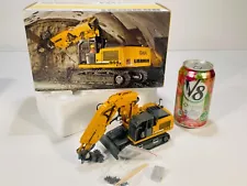 Vtg NIB NZG Liebherr R 944 C Tunnel Litronic Excavator 1:50 Diecast Model NEW