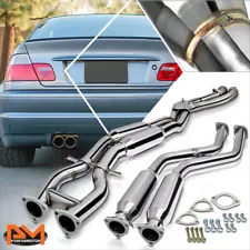 For 99-06 BMW E46 M3 4th Gen 3-Series Stainless Steel Catback Exhaust System