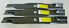 3 Gator Mulching Blades For 60 Inch Kubota Mower Decks RCK60P-1200Z ZD1211 NEW