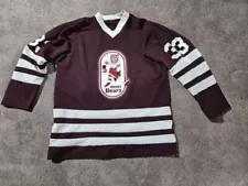 Vintage Hershey Bears 1980s Kent Hawley Hockey Jersey AHL Size Large