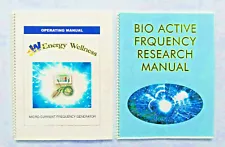 WEnergy Wellness Rife Machine Frequency Generator Research & Operating Manuals