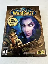 World of Warcraft WOW PC Mac CD ROM Blizzard Windows 2000 New Sealed