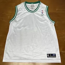 Boston Celtics Jersey Mens Extra Large White Short Sleeve Basketball Adidas