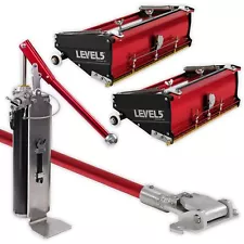 LEVEL5 Drywall Finishing Tools Set w/ Flat Boxes + Pump | 4-604