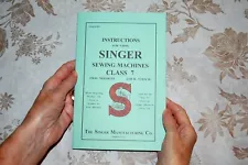 Using Instruction Manual for Singer Sewing Machine Class 7 (2 Needles) 7-27 etc.