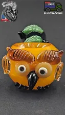 5" Tobacco Smoking Pipe Bowl Glass Hand Pipe Owl