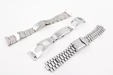 Mens Vintage S/Steel Watch Bracelets Inc Various Styles / Lengths / Widths x 3