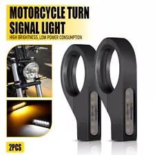 2X Motorcycle Smoke LED Sequential Turn Signals Indicator Running Light DRL EOU (For: Redneck)