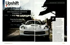 2014 CHEVROLET CORVETTE STINGRAY Z51 460-HP ~ 5-PAGE FOUR SEASONS ARTICLE / AD