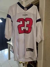 Reebok Authentic NFL Jersey Houston Texans #23 Arian Foster White SZ 52