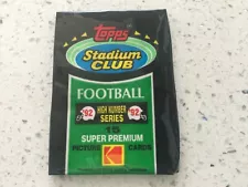 VINTAGE 1992 TOPPS STADIUM CLUB FOOTBALL HIGH SERIES PACK FARVE RC CARD RARE