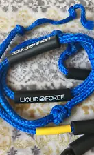 Liquid Force Wake Handle and Rope Combo Blue - pre-owned