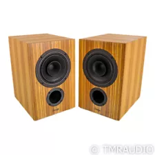 Omega Speaker Systems The Seven Bookshelf Speakers; Zebrawood Pair