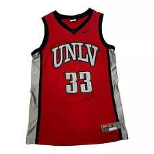 NIKE UNLV RUNNIN' REBELS BASKETBALL JERSEY MENS SMALL 33 Team Nike