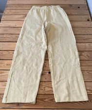 Eagle USA Women’s Wide Leg Heavyweight Sweatpants Size M Yellow J2