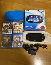 Sony PSP VITA PCH-1100 Memory Card 4GB With 4 Games Japanese testd Working