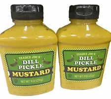 2 Pack Trader Joe's “Dill Pickle Mustard” 9 oz. each HOTð¥ð¥ð¥seasonal FREE SHIP