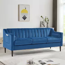 blue leather sofas for sale