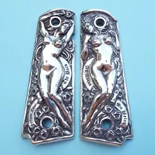 Original 1911 A1 Premium Silver American Beauty Grips