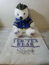 RUSH LIMBAUGH Two If By Tea Ted Bear Patriotic Teddy Plush Stuffed W/ Dust Bag