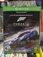 Forza Motorsport 6 Ten Year Anniversary Edition Xbox One BRAND NEW SEALED